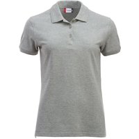 CLIQUE Manhattan Poloshirt Damen 95 - grau meliert XS von CLIQUE