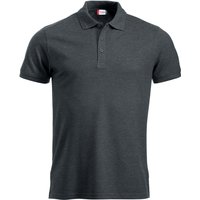 CLIQUE Manhattan Poloshirt Herren 955 - anthrazit meliert XS von CLIQUE