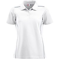 CLIQUE New Alpena Piqué Poloshirt Damen 00 - weiß M von CLIQUE