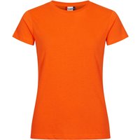 CLIQUE New Classic T-Shirt Damen 170 - visibility orange L von CLIQUE
