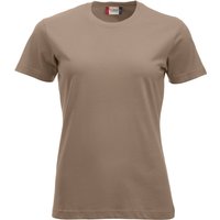 CLIQUE New Classic T-Shirt Damen 820 - caffee latte L von CLIQUE