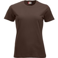 CLIQUE New Classic T-Shirt Damen 825 - dunkles mocca L von CLIQUE