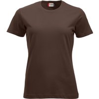 CLIQUE New Classic T-Shirt Damen 825 - dunkles mocca S von CLIQUE