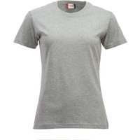 CLIQUE New Classic T-Shirt Damen 95 - grau meliert XXL von CLIQUE