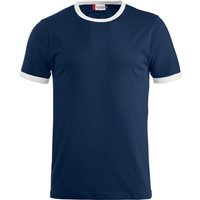 CLIQUE Nome T-Shirt 5800 - navy/weiss 3XL von CLIQUE