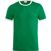 CLIQUE Nome T-Shirt 6200 - grün/weiss M von CLIQUE
