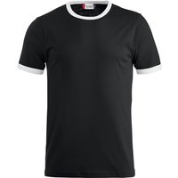 CLIQUE Nome T-Shirt 9900 - schwarz/weiss XL von CLIQUE