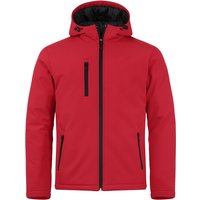 CLIQUE Padded Softshelljacke mit Kapuze Herren 35 - rot L von CLIQUE