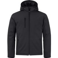 CLIQUE Padded Softshelljacke mit Kapuze Herren 99 - schwarz XS von CLIQUE