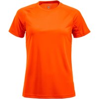 CLIQUE Premium Active Sportshirt Damen 170 - visibility orange L von CLIQUE