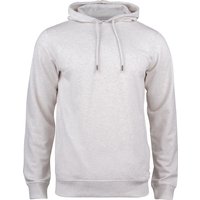 CLIQUE Premium Bio-Baumwoll Hoodie Herren 925 - natur meliert L von CLIQUE