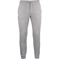 CLIQUE Premium Bio-Baumwoll Jogginghose Herren 95 - grau meliert XXL von CLIQUE