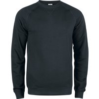 CLIQUE Premium Bio-Baumwoll Roundneck Sweatshirt Herren 99 - schwarz XS von CLIQUE
