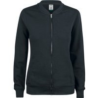 CLIQUE Premium Bio-Baumwoll Sweatjacke Damen 99 - schwarz M von CLIQUE