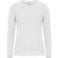 CLIQUE Premium Fashion Langarmshirt Damen 00 - weiß XXL von CLIQUE