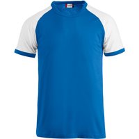 CLIQUE Raglan T-Shirt 5500 - royalblau/weiß XL von CLIQUE