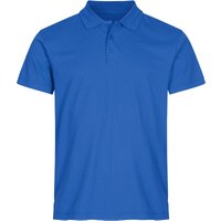 CLIQUE Single Jersey Poloshirt Herren 55 - royalblau L von CLIQUE