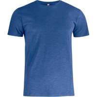 CLIQUE Slub T-Shirt Herren 565 - blau meliert L von CLIQUE