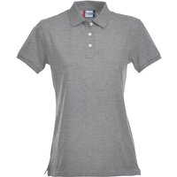 CLIQUE Stretch Premium Poloshirt Damen 95 - grau meliert XXL von CLIQUE