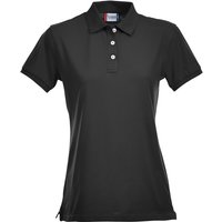 CLIQUE Stretch Premium Poloshirt Damen 99 - schwarz M von CLIQUE