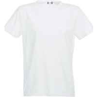 CLIQUE Stretch T-Shirt Herren 00 - weiß XXL von CLIQUE