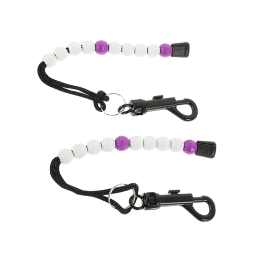 CLISPEED 2 Stück Golf Schlagzähler Handlicher Golfscores Zähler aus Robustem Kunststoff Praktischer Golf Punktezähler mit Perlen schiebemechanismus für Outdoor Golfer und Putts von CLISPEED