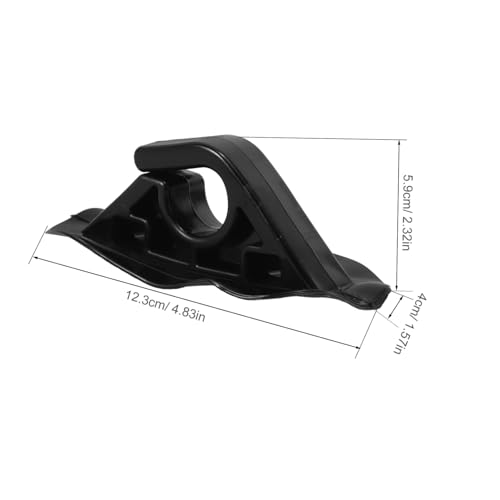 CLISPEED 2 Stück Kajak Paddelhalter PVC Robust Wetterfest für Kanus Schlauchboote mit Rutschfestem Clip Einfache Montage Langlebiger Paddelclip Zubehör von CLISPEED