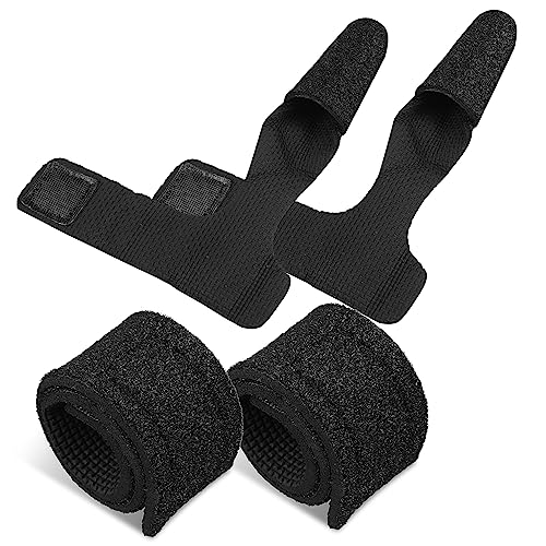 CLISPEED 2 Stück Teiliges Angelschnur Schutzset mit Elastischem Taucherband Verstellbarem Gurt und Wasserdichter Spitze Robustes Zubehör für Baitcasting Angelruten für Outdoor Angler von CLISPEED