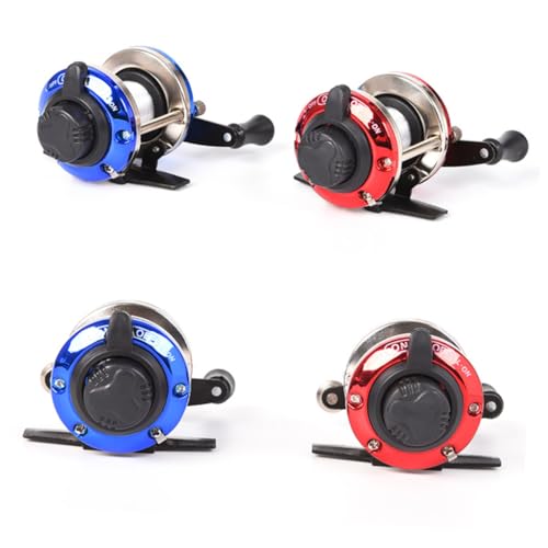 CLISPEED Fischerrollen spuler mit Trommel Design Verstellbarer Angelschnur wickler Kompakt und Leicht Einfache Handhabung für Präzises Aufspulen für Meeres Baitcasting Angler Blau von CLISPEED