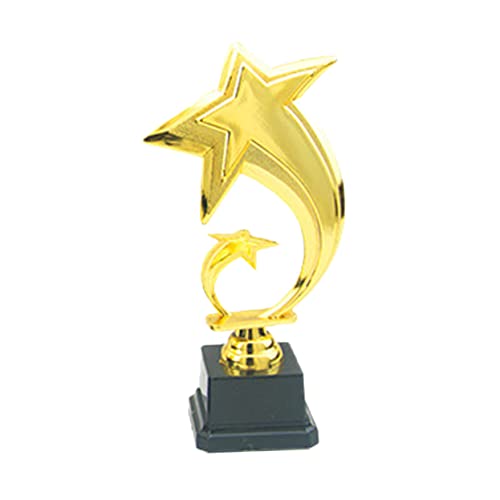 CLISPEED Pokal goldene Trophäen Sterne-Trophäe Fußball Medaillen laufende Medaillen Mini-Trophäen Basketball-Medaillen Trophäe für Sportwettkämpfe Star-Sport-Trophäe Berühmtheit von CLISPEED
