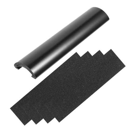 CLISPEED Professionelles Billard Queue Spitzen Reparaturset mit Cue Tip Shaper aus Kunststoff Schleifpapierblättern Wiederverwendbarem Burnisher Leicht Kompakt Langlebig Passend für von CLISPEED