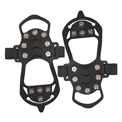 CLISPEED Zähne Eisgripper rutschfeste Schuhspikes für Wanderschuhe und Bergschuhe Robustes Gummi Sicherer Halt Schnee und EIS Passend CLISPEED Zähne Eisgripper rutschfeste Schuhspikes für Wanderschuhe und Bergschuhe Robustes Gummi Sicherer Halt Schnee und EIS Passend von CLISPEED