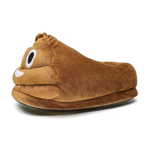 CLoxks Hausschuhe Slipper Pantoffeln Poop Hausschuhe Herren Schlafzimmer Rutsch Festes Haus Damen Plüsch Schuhe Weiche Warme Indoor-Slipper Mode Lustige Heim Herren Hausschuhe 45 2022Dabian von CLoxks