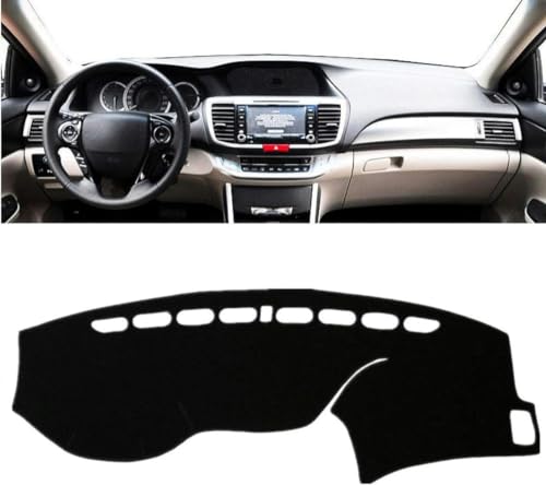CMJSGG Auto-Armaturenbrett-Abdeckungsmatte, Sonnenschutz, schützender Teppich, blendfrei, für Honda für Accord 2013 2014 2015 2016 2017 von CMJSGG