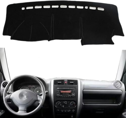 CMJSGG Auto-Armaturenbrett-Abdeckungsmatte, Sonnenschutz, schützender Teppich, blendfrei, für Suzuki für Jimny 1998 1999 2000 2001–2018 von CMJSGG