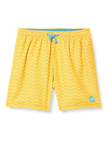 CMP, 100% Printed Microfiber Beach Shorts, F.ORANGE-Yellow F.-Ibiza, 164 von CMP