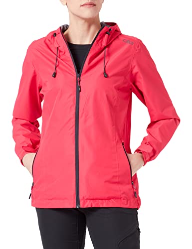 CMP - Damen-Regenjacke aus Ripstop-Polyester, Erdbeere, D42 von CMP