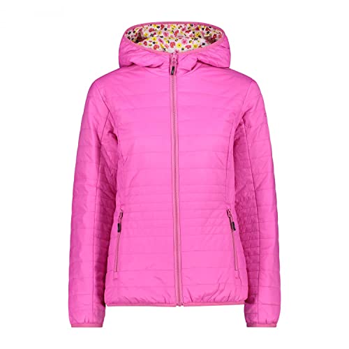 CMP - Damen-Wendejacke mit fester Kapuze, Mauve, D48 von CMP