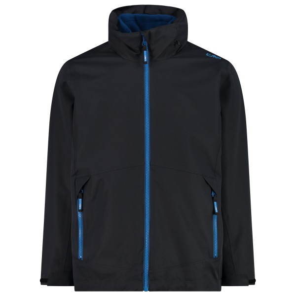 CMP - Boy's Jacket Fix Hood Detachable Inner Jacket - Doppeljacke Gr 104;110;116;128;98 blau;schwarz von CMP