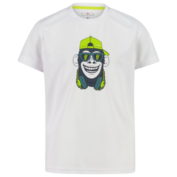 CMP - Boy's T-Shirt Piquet - Funktionsshirt Gr 164 weiß von CMP