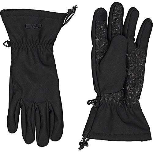 CMP - Softshell-Handschuhe für Damen, Schwarz, 6,5 von CMP
