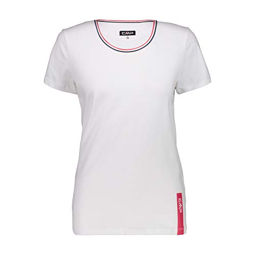 CMP Damen T-Shirt, Bianco, 42 von CMP