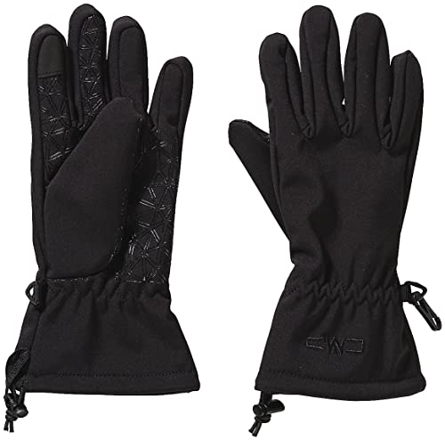 CMP Erwachsene Handschuhe Softshell Handschuhe 6524830J, Nero, 4, 6524830J von CMP