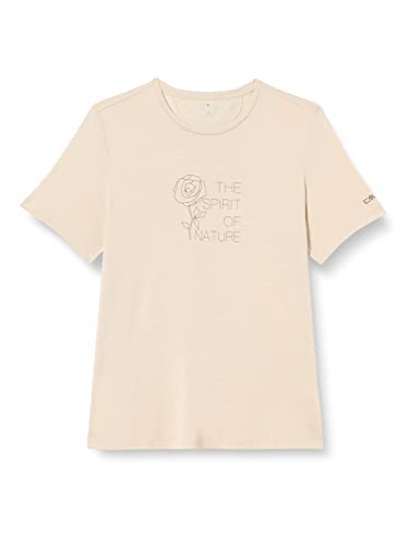 CMP – F.lli Campagnolo Damen T-Shirt aus 50% Jersey Merinowolle, Arena, D40, 39T8336 von CMP