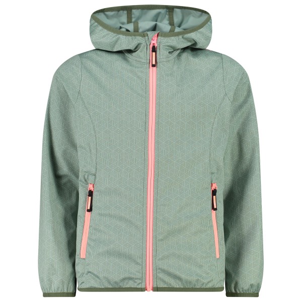 CMP - Girl's Jacket Fix Hood LT Softshell - Softshelljacke Gr 104;110;116;128;140;152;164;176;98 blau;türkis von CMP