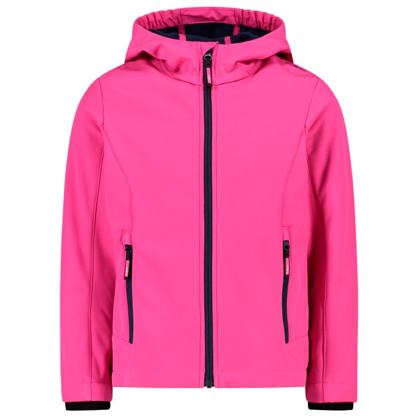 CMP - Girl's Jacket Fix Hood Softshell - Softshelljacke Gr 116 rosa von CMP