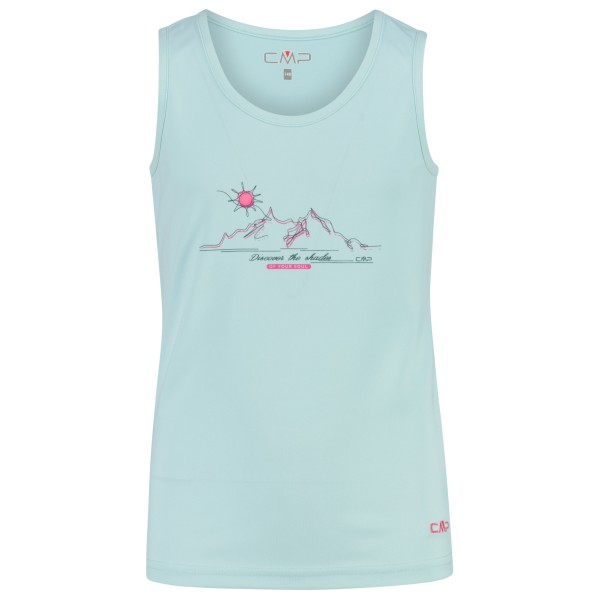 CMP - Girl's Piquet Top - Top Gr 110 grau von CMP