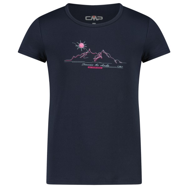 CMP - Girl's Stretch T-Shirt - T-Shirt Gr 98 blau von CMP