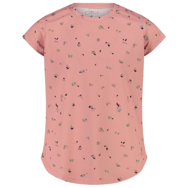 CMP - Girl's T-Shirt Piquet Pattern - T-Shirt Gr 104 rosa von CMP