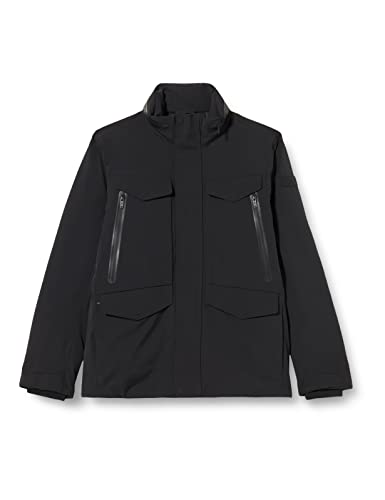 CMP - Extrem dehnbare Jacke für Herren mit abnehmbarer Kapuze, Schwarz, 56 von CMP